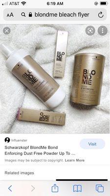 Best bleach products for highlight. Make natural look for dark blond/medium blond and light blond. It works very well on dark hair.