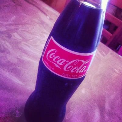 Mexican coke. Refreshing on a hot day!