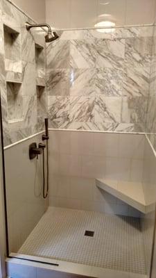 Portland West Hills - Master Shower Design & Remodel