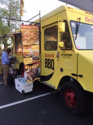 their cute truck is bright yellow. great service!