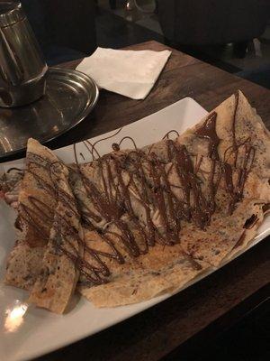 Strawberry, Banana, Nutella Crepe!  Amazing!