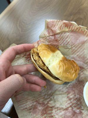 Cajun Chicken Filet Biscuit + Egg