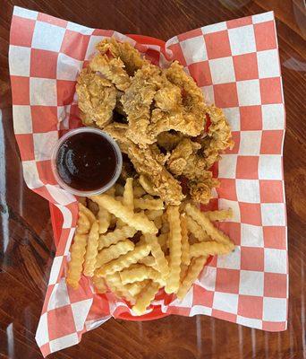 Homemade Pork Fritter Basket