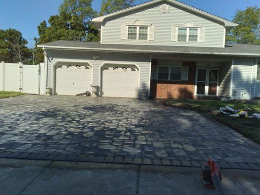 Driveway completed in linden nj