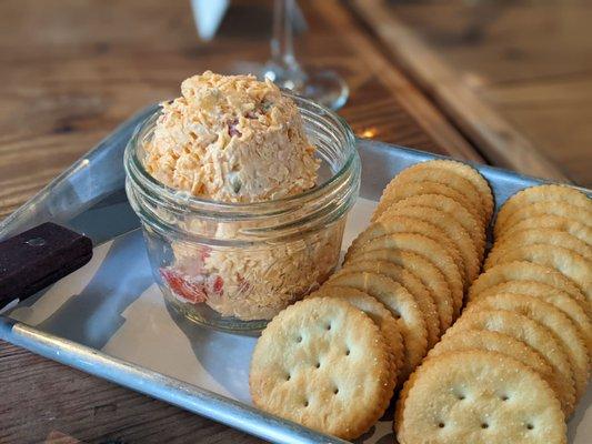 Pimento Cheese and Ritz Crackers