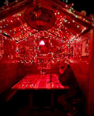 Festive booth