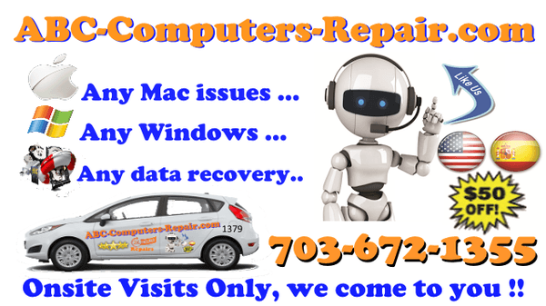 Please text us 703-672-1355 for fast communication for any computer repair