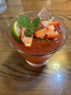 Strawberry mojito