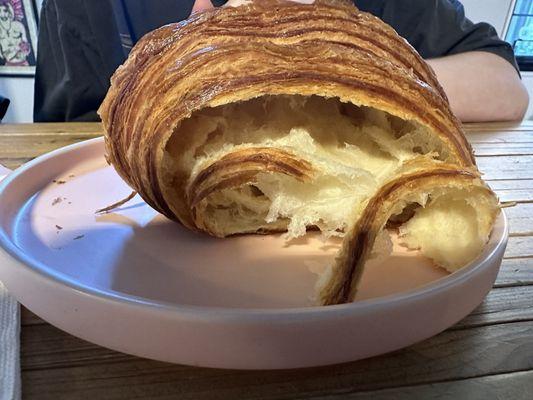 Croissant. Huge but not flaky still tasty