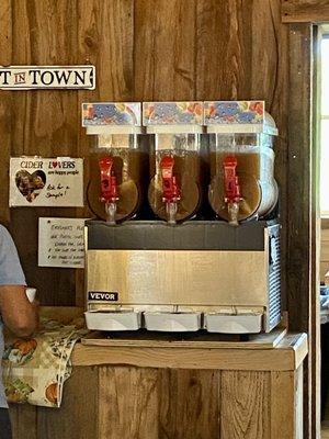 Cider slushies, so good!