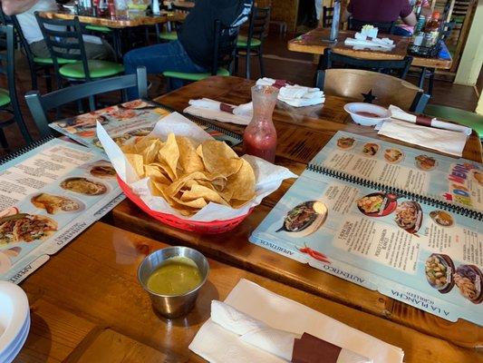 Chips and salsas!