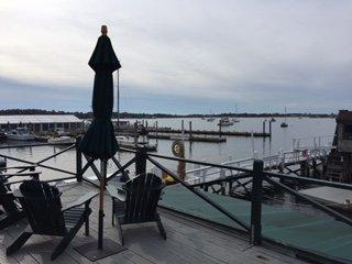 Rooms 1 - 4 Waterfront, each w/2 double beds and deck overlooking harbor.