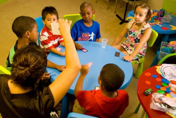 Spanish class for children.