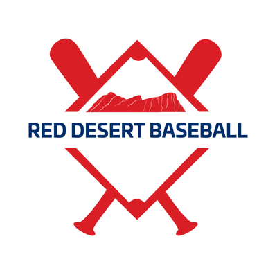 Red Desert Baseball Logo St George Utah