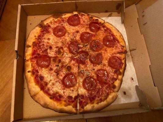 Pepperoni pizza