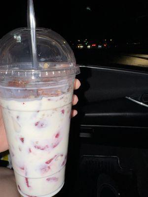 Fresas con crema