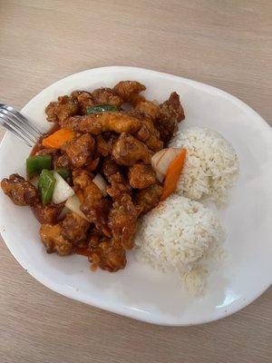 Sweet and sour chicken