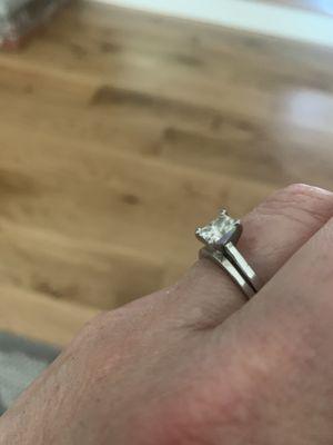 Side view of ring - was much cleaner when I picked it up. It's been a couple months!