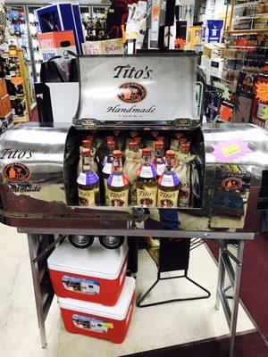 Tito's is really hot! Lol