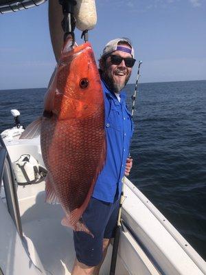 Big ol momma snapper went back home to have her baby snappers!