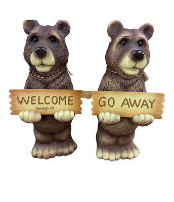 Bear Welcome Sign