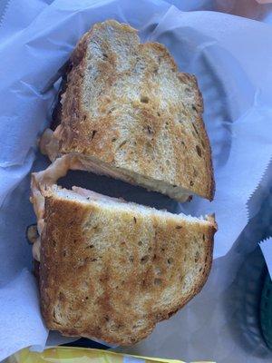 Turkey Reuben sandwich