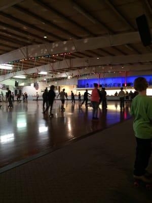 Glow skate is so much fun