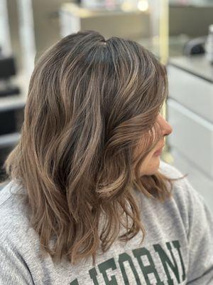 Caramel balayage