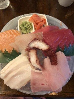 Sashimi dinner