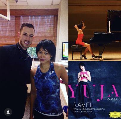 Honored that the beautiful, undeniably stylish, not to mention LEGENDARY classical pianist Yuja Wang trusts me with her celebrity smile