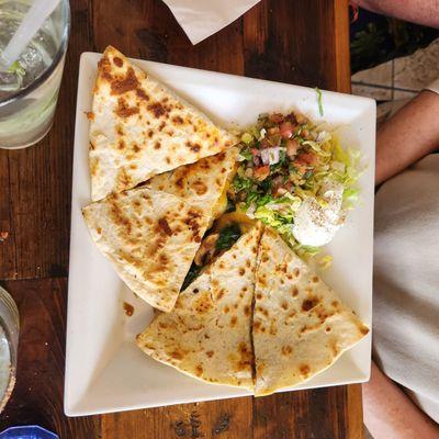 Veggie quesadilla! Yummy!