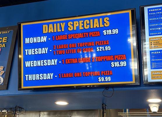 Daily Specials