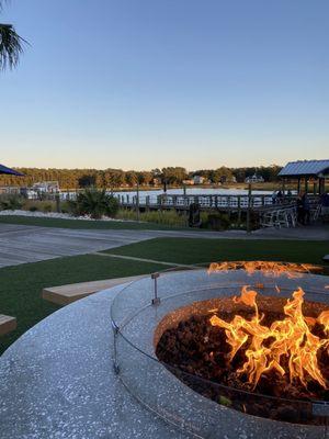 Beautiful area to sit before or after dinner