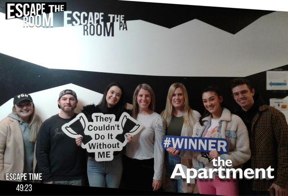 We escaped with just over 10 minutes to spare.