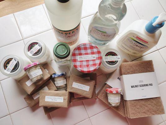 Full Circle low-waste soap and body products.