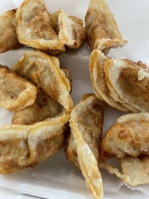 Fried pork pot stickers