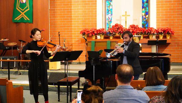 Violin and Trumpet duet