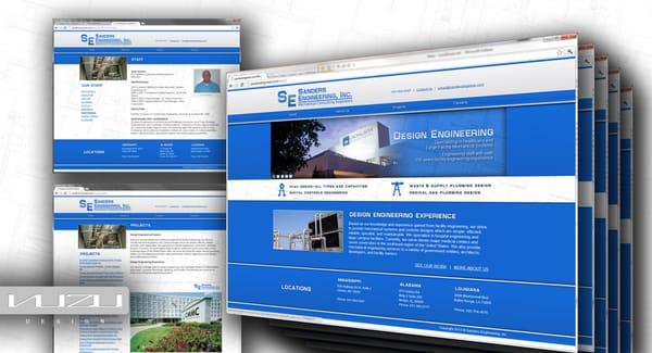 Sanders Engineering web development - Clinton, MS