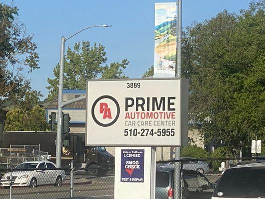 Prime Automotive in Castro Valley