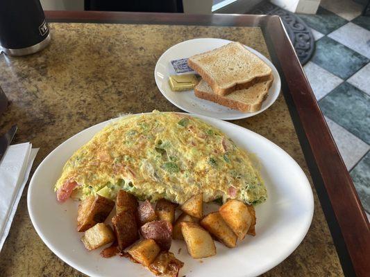 Veggie omelette