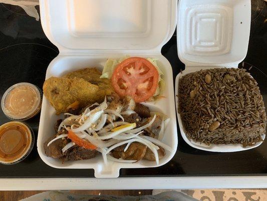 Griot and black rice