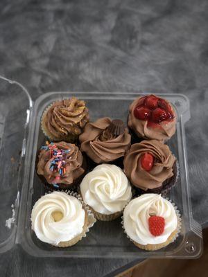 Prepackaged cupcakes--variety of flavors