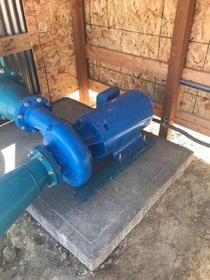 40 HP 480 volt irrigation pump connection