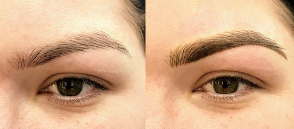 Combo brows(microblading with shading) $299