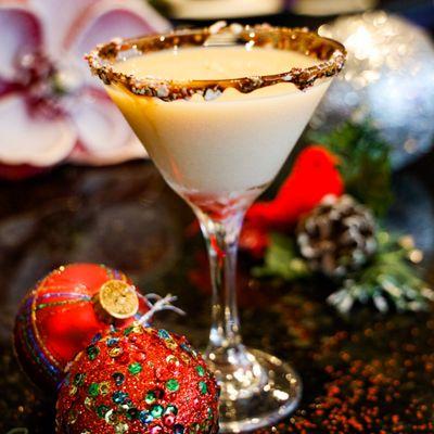 Lets be part of your holiday spirit. cheers! ask for Santa's Hat Martini.