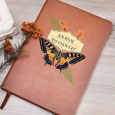 Inspirational Graphic Leather Journal: "I'm Enough"
$29.95