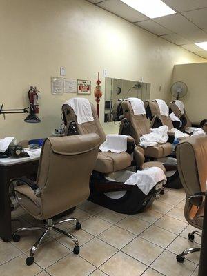 Upgrade new spa pedicure chairs