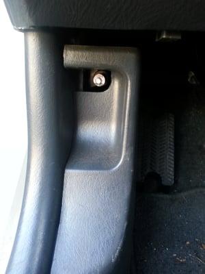 Broken hood latch