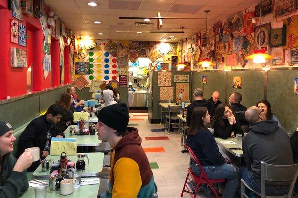 Pamela's on Forbes Avenue in Oakland. Interior.