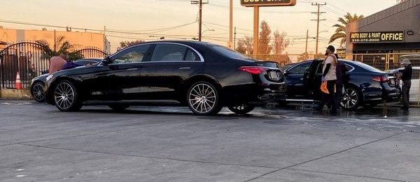 Hand car wash!